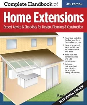 Image du vendeur pour Complete Handbook of Home Extensions mis en vente par WeBuyBooks