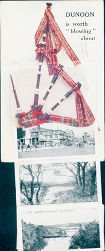 Leporello Ansichtskarte / Postkarte Dunoon Schottland, Loch Loskin, Wasserwerk, Glen-Morag-Hotel,...