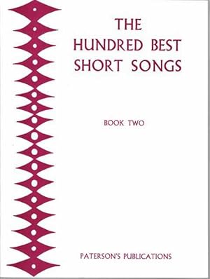 Bild des Verkufers fr The Hundred Best Short Songs Book Two [S/Ms/T/Pf Voice/Piano] zum Verkauf von Leura Books