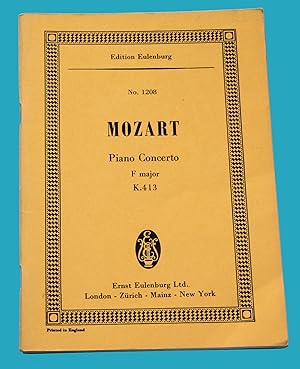 Mozart Piano Concerto F major K. 413 - Edition Eulenburg No. 1208 ---