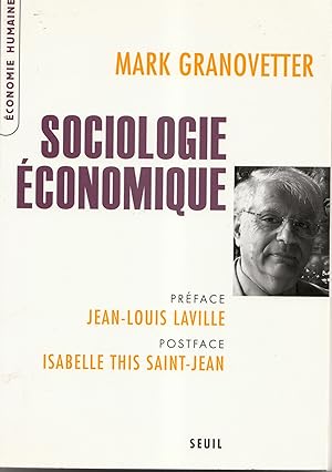 Bild des Verkufers fr Sociologie conomique zum Verkauf von Librairie Franoise Causse