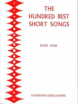 Bild des Verkufers fr The Hundred Best Short Songs Book Four [S/Ms/T/Pf Voice/Piano] zum Verkauf von Leura Books