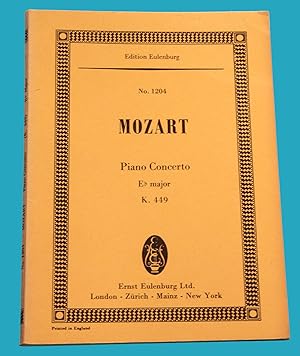 Mozart Piano Concerto Eb major K. 449 - Edition Eulenburg No. 1204 ---