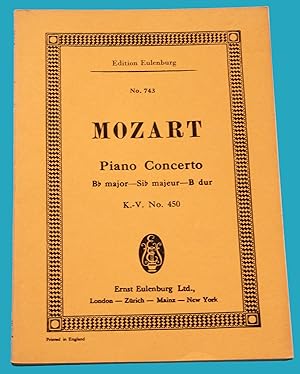 Mozart Piano Concerto Bb major - B-dur - Edition Eulenburg No. 743 ---