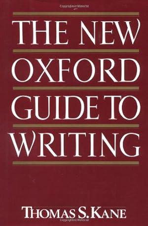 Bild des Verkufers fr The New Oxford Guide to Writing zum Verkauf von WeBuyBooks
