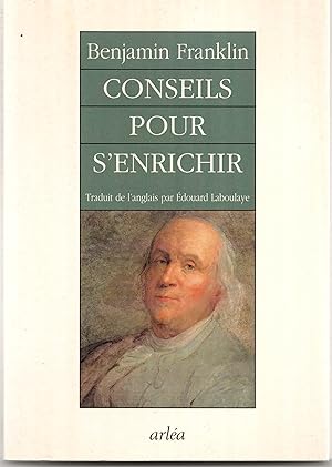 Imagen del vendedor de Conseils pour s'enrichir a la venta por Librairie Franoise Causse