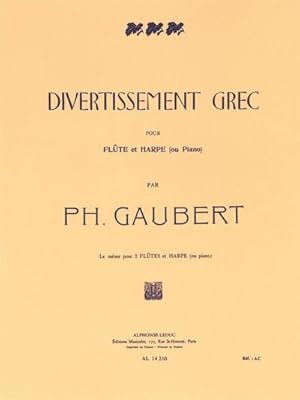 Bild des Verkufers fr Divertissement grec pour flteet piano ou harpe zum Verkauf von AHA-BUCH GmbH