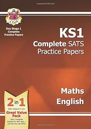 Bild des Verkufers fr KS1 Maths & English SATS Practice Papers Pack (for the New Curriculum) zum Verkauf von WeBuyBooks
