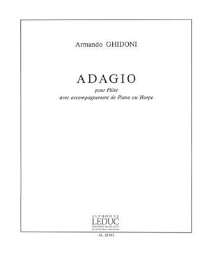 Bild des Verkufers fr Adagio pour flute et piano (harpe) zum Verkauf von AHA-BUCH GmbH