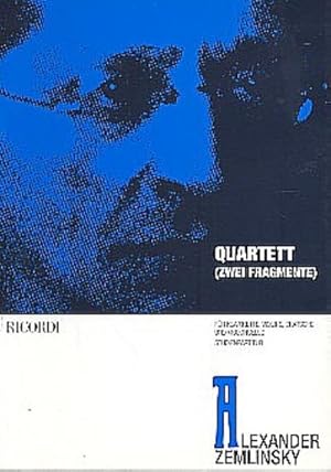 Bild des Verkufers fr Quartett - 2 Fragmente fr Klarinette, Violine,Viola und Violoncello : Studienpartitur zum Verkauf von AHA-BUCH GmbH