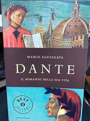 Bild des Verkufers fr Dante Il romanzo della sua vita (Oscar bestsellers, Band 2383) La Commedia  un'opera di finzione, ma in et medievale non esistono altre opere di finzione che registrino in modo cos sistematico, tempestivo e quasi puntiglioso fatti della storia, della cronaca politica, della vita intellettuale e sociale contemporanei. E, per di pi, senza temere di addentrarsi in retroscena noti solo per sentito dire o in quello che oggi chiameremmo gossip politico e di costume. Per molti aspetti, assomiglia agli odierni instant-book." Il libro di Marco Santagata costituisce, nello scenario della letteratura dantesca, una novit. Perch , prima di tutto, l'appassionato racconto, il "romanzo" appunto, della tormentata e semisconosciuta esistenza di un uomo dall'io smisurato, che si sent sempre "diverso e predestinato", che in ogni amore e in ogni lutto, nella sconfitta politica e nell'esilio, e in particolare nel proprio talento, scorse "un segno del destino, l'ombra di una fatalit ineludibile, la zum Verkauf von bookmarathon