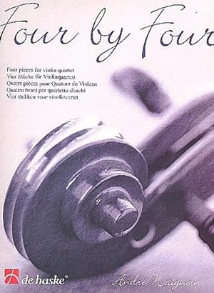 Seller image for Four by Four 4 Stcke frViolinquartett : Partitur und Stimmen for sale by AHA-BUCH GmbH