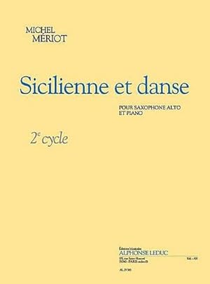 Bild des Verkufers fr Sicilienne et danse cycle 2pour saxophone alto et piano zum Verkauf von AHA-BUCH GmbH