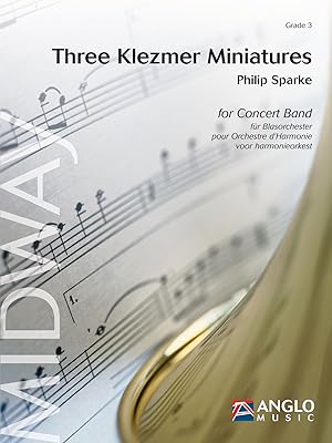 Philip Sparke, Three Klezmer Miniatures Concert Band/Harmonie Partitur + Stimmen