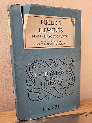 Image du vendeur pour Euclid's Elements, Books I-VI, XI and XII; Everyman's Library 891 mis en vente par Losaw Service