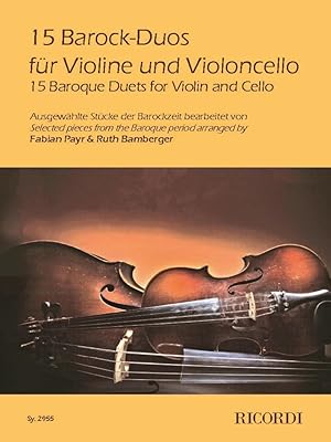 Bild des Verkufers fr 15 Barock-Duos fr Violine und Violoncello zum Verkauf von moluna