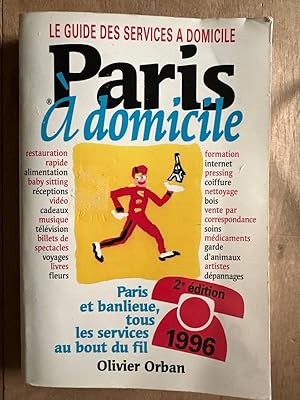 Image du vendeur pour Paris A Domicile 1996 mis en vente par Dmons et Merveilles