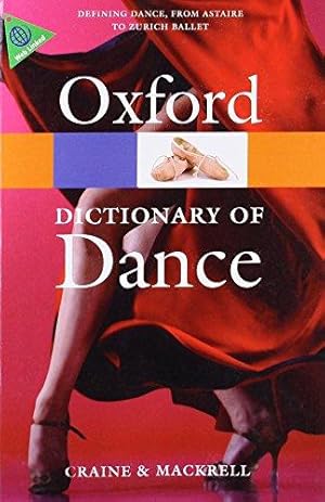 Seller image for The Oxford Dictionary of Dance 2/e (Oxford Quick Reference) for sale by WeBuyBooks