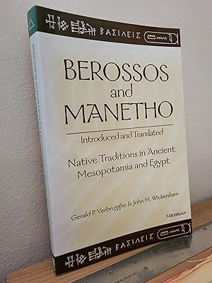 Seller image for Berossos and Manetho, Introduced and Translated: Native Traditions in Ancient Mesopotamia and Egypt for sale by Losaw Service