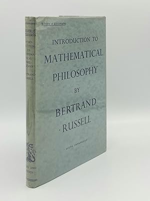 Bild des Verkufers fr INTRODUCTION TO MATHEMATICAL PHILOSOPHY Muirhead Library of Philosophy zum Verkauf von Rothwell & Dunworth (ABA, ILAB)