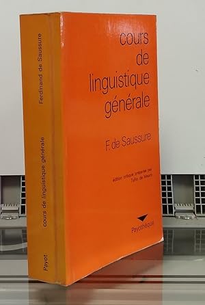 Seller image for Cours de linguistique gnrale (dition critique de Tullio Mauro) for sale by Librera Dilogo