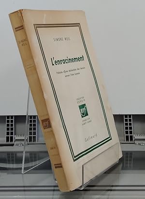 Seller image for L'enracinement. Prlude d'une dclaration des devoirs envers l'tre humain (9 edicin for sale by Librera Dilogo