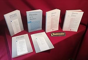 1 Lot de 6 Volumes Revue "Histoire de la Justice" : N° 1 , 4 , 5, 7 , 8-9 , 10