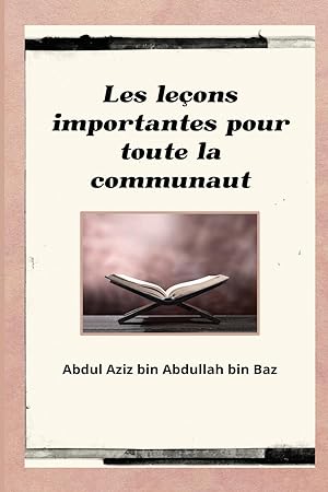 Seller image for Les leons importantes pour toute la communaut for sale by moluna