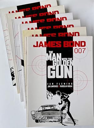 Seller image for [James Bond] A group of six Comic Book volumes comprising [1] OHMSS, You Only Live Twice; [2] The Man With The Golden Gun, The Living Daylights; [3] Octopussy, The Hildebrand Rarity; [4] The Spy Who Loved Me, The Harpies; [5] The Phoenix Project, The Black Ruby Caper, Til Death Us Do Part, The Torch-Time Affair; [6] Death Wing, Sea Dragon, When The Wizard Awakes for sale by Adrian Harrington Ltd, PBFA, ABA, ILAB