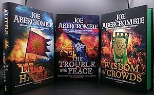 Bild des Verkufers fr The Age Of Madness Trilogy: A LITTLE HATRED; THE TROUBLE WITH PEACE; THE WISDOM OF CROWDS zum Verkauf von BOOKFELLOWS Fine Books, ABAA