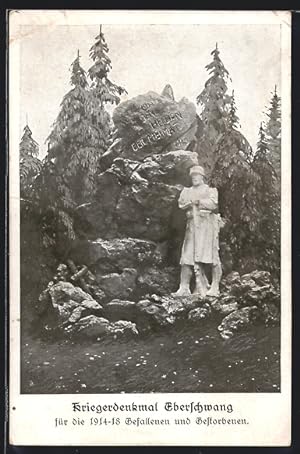 Seller image for Ansichtskarte Eberschwang, Kriegerdenkmal 1914-18 for sale by Bartko-Reher