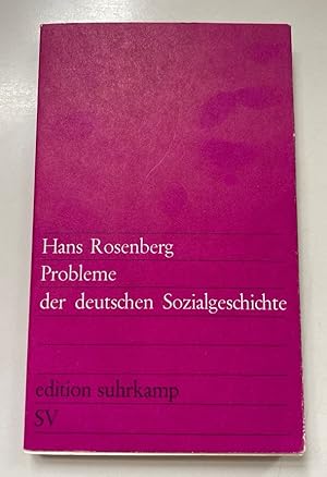 Bild des Verkufers fr Probleme der deutschen Sozialgeschichte. zum Verkauf von Fundus-Online GbR Borkert Schwarz Zerfa