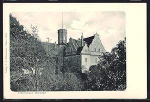 Ansichtskarte Görsdorf / Dahmetal, Schloss-Gut Herrenhaus
