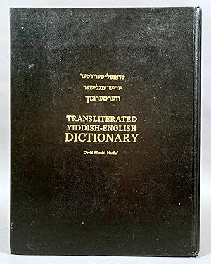 Seller image for Transliterated Yiddish English Dictionary for sale by DuBois Rare Books