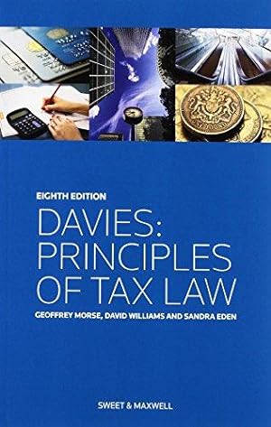 Image du vendeur pour Davies: Principles of Tax Law mis en vente par WeBuyBooks