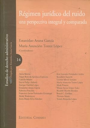 Seller image for REGIMEN JURIDICO DEL RUIDO: UNA PERSPECTIVA INTEGRAL Y COMPARADA. for sale by Libros Ambig