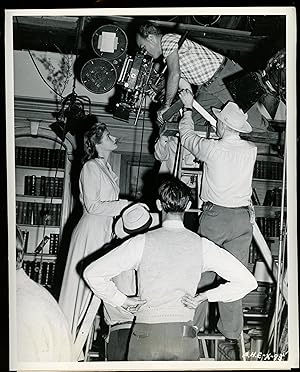 SPELLBOUND (Original Candid Behind-The-Scenes Photo of Ingrid Bergman)