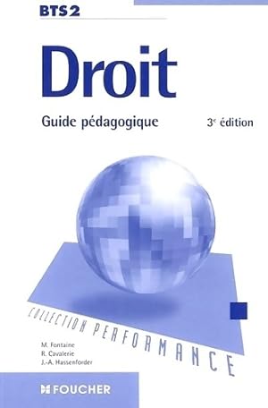 Droit BTS 2e ann e : Guide p dagogique - Robert Cavalerie