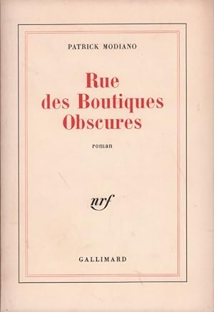 Imagen del vendedor de Rue des Boutiques Obscures - Patrick Modiano a la venta por Book Hmisphres