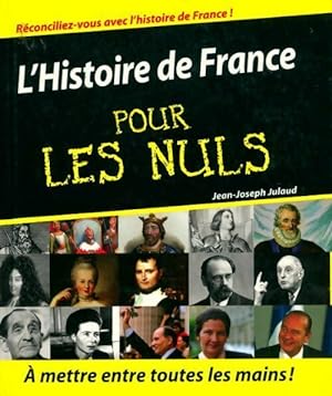 Bild des Verkufers fr L'histoire de France pour les nuls - Jean-Joseph Julaud zum Verkauf von Book Hmisphres