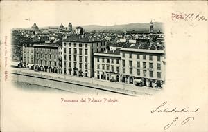 Ansichtskarte / Postkarte Pisa Toscana, Panorama dal Palazzo Pretorio
