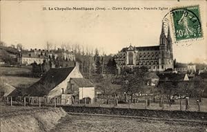 Ansichtskarte / Postkarte La Chapelle Montligeon Orne, Blick zur Kirche