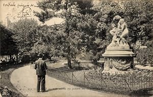 Ansichtskarte / Postkarte Paris V, An Allee du Jardin