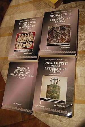 Image du vendeur pour storia e testi della letteratura latina 4 voll. mis en vente par STUDIO PRESTIFILIPPO NUNZINA MARIA PIA