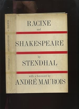 Image du vendeur pour Racine and Shakespeare mis en vente par Roger Lucas Booksellers