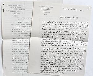 (Manuscrit, échange de correspondance) : Longue lettre manuscrite d'Edmond BAUER, à en-tête du Co...