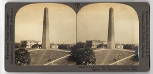 Bild des Verkufers fr Stereo-Fotografie Keystone View Co., Meadville, Ansicht Boston / MA., Bunker Hill Monument zum Verkauf von Bartko-Reher