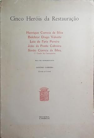 Seller image for CINCO HERIS DA RESTAURAO. for sale by Livraria Castro e Silva