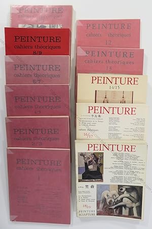 Bild des Verkufers fr PEINTURE. Cahiers thoriques. N1  19 (1971-1985). zum Verkauf von Librairie-Galerie Dorbes Tobeart