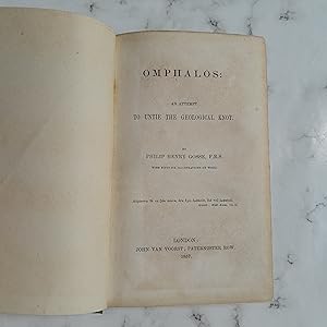 Seller image for Omphalos: An Attempt to Untie the Geological Knot for sale by Oxfam Bookshop Dublin